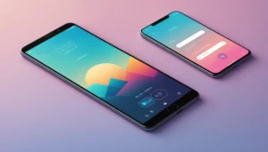 Site web flat design