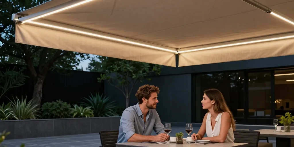 led store banne